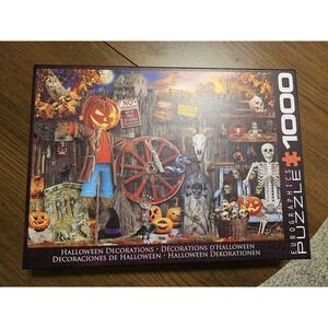 Eurographics 1000 Piece Halloween Puzzle- Complete! Jigsaw Puzzle